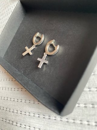 Pendientes Cruz Aristocrazy Plata