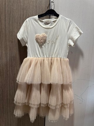 Vestido niña tul corazón Love