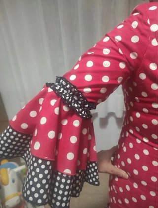 Traje Flamenca Lunares Talla M/38
