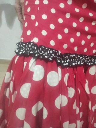 Traje Flamenca Lunares Talla M/38
