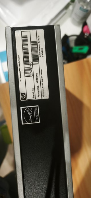 PC Sobremesa HP Plata