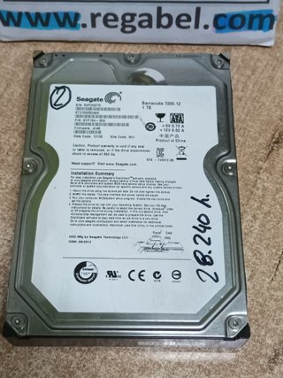disco hdd 1tb, 3.5, seagate, con informe