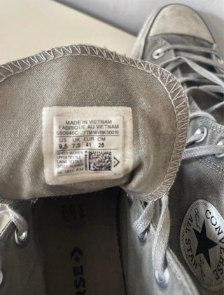 Converse Chuck Taylor Lift Gris Talla 41
