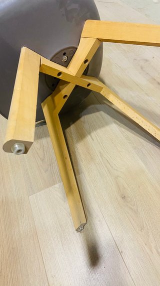 2 Sillas Sklum Gris Patas Madera