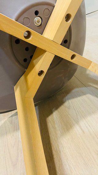 2 Sillas Sklum Gris Patas Madera