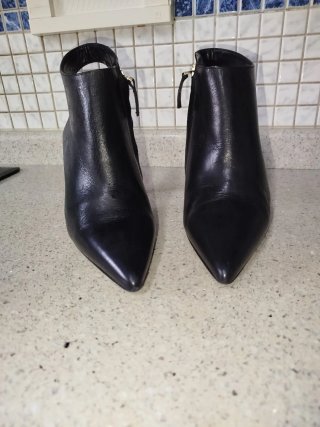 Sandalias de tacón negras