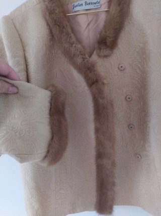 Chaqueta Javier Barroeta Beige Mujer