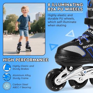 Patines en línea ajustables para niños 32/36