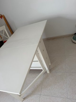 Mesa plegable Ikea blanca