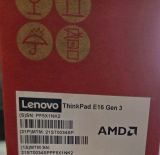 Lenovo ThinkPad E16 Gen3 Negro