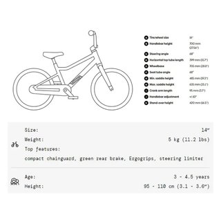 Bicicleta Woom 2 (3 años) USADA