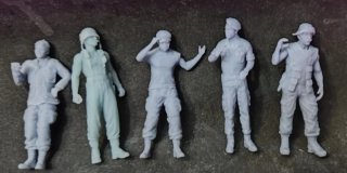 Set 5 Figuras tripulación PBR apocalipsy now 1/35