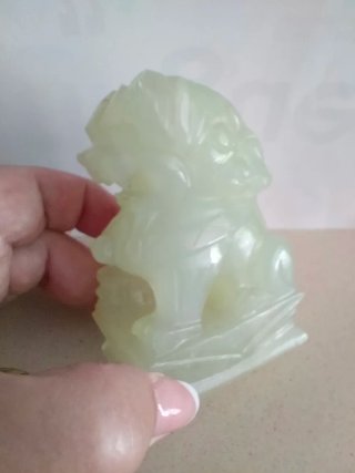 Perro Foo de Jade Chino