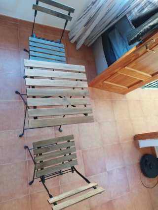 Mesa y 2 Sillas Exterior IKEA