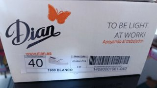 Zapatos Dian Blancos Talla 40
