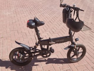 Bici Eléctrica Plegable Negra