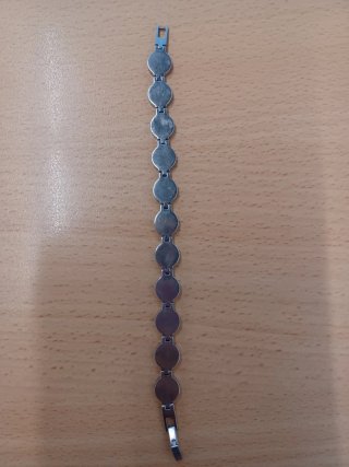 Pulsera eslabones círculos multicolor