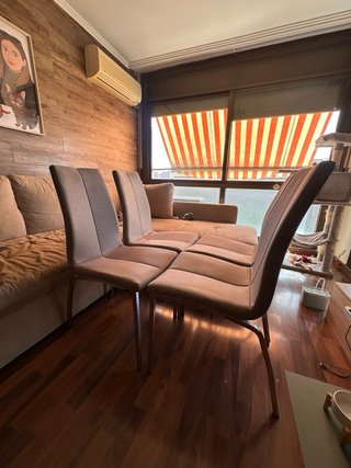Pack 4 Sillas Comedor Grises