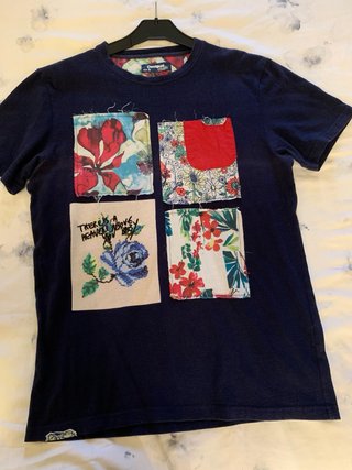 Camiseta Desigual Talla S Estampado Floral