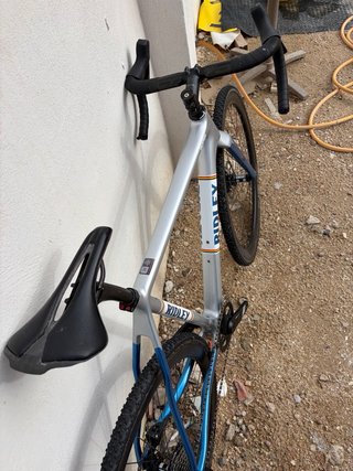 Bicicleta Ridley Gravel Plata/Azul