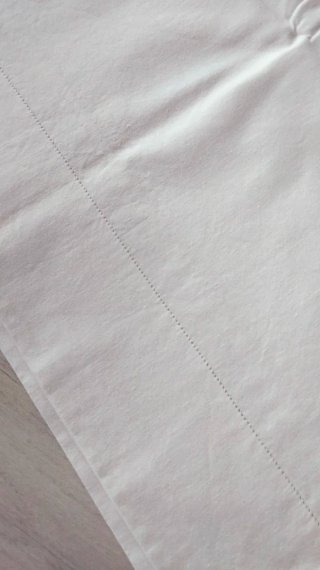 2 federe Ricamo Lilla anni 60/70 lavorate a mano