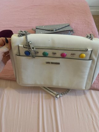 Borsa Love Moschino Bianca Multicolore