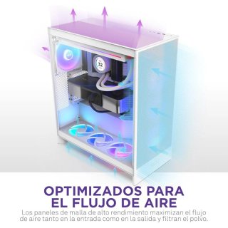 Caja / Torre PC NZXT H7 Flow Blanca