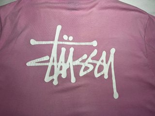 Camiseta Stüssy Rosa Talla L