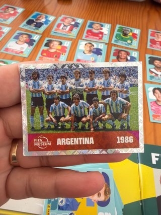 Cromos Argentina 1986 FIFA Museum