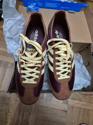 Zapatillas Adidas Marrones y Moradas