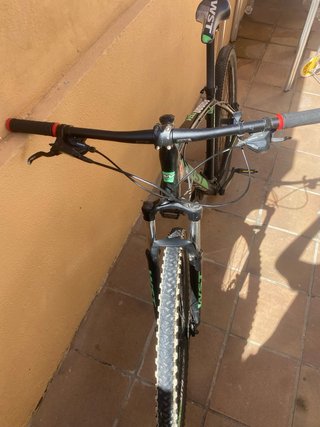 Bicicleta Montaña WST Poison Negra/Verde