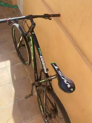 Bicicleta Montaña WST Poison Negra/Verde