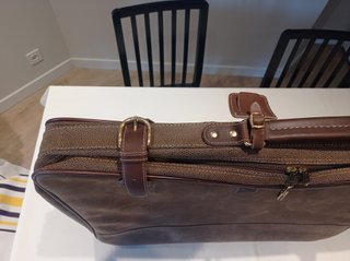 Maleta Vintage Nobuck Marrón