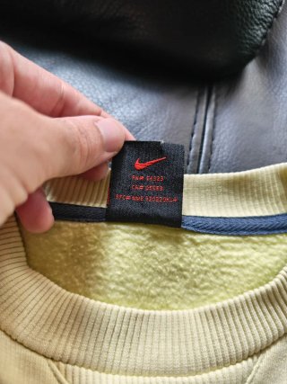 Sudadera Nike Crewneck Amarilla Bordada 1990s M