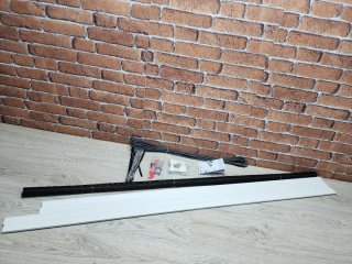 Mosquitera de marco blanca