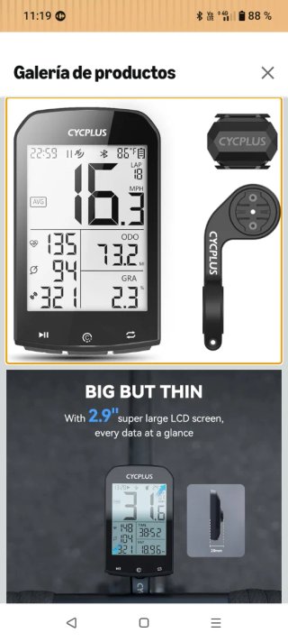 GPS  bicicleta CYCPLUS M1