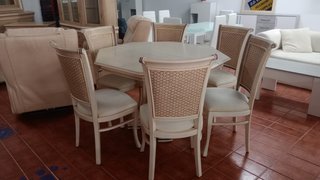 Comedor madera 6 sillas