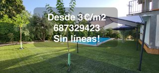 Césped artificial reciclado