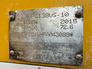 Excavadora Komatsu PC138US-10