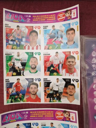 Álbum LIGA ESTE 2025-26 + mercado de invierno +40