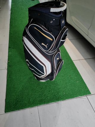Saco de Golfe Puma Preto e Branco