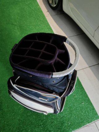 Saco de Golfe Puma Preto e Branco