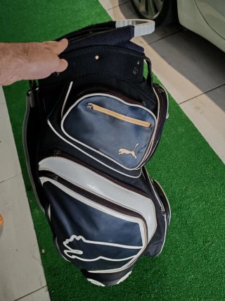 Saco de Golfe Puma Preto e Branco