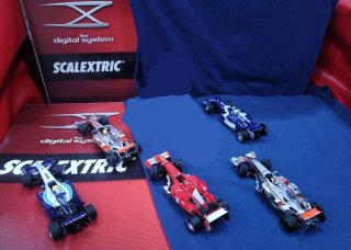 Scalextric Digital System Pack 5 Coches F1
