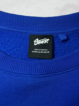 Sudadera Pull&Bear Azul STWD Talla XL