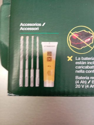 Parkside 20V Martillo Perforador Recargable