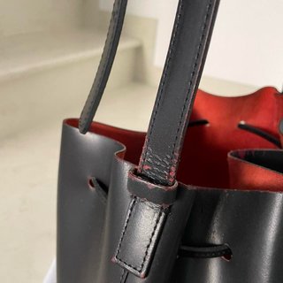 Borsa secchiello Lancaster paris nera