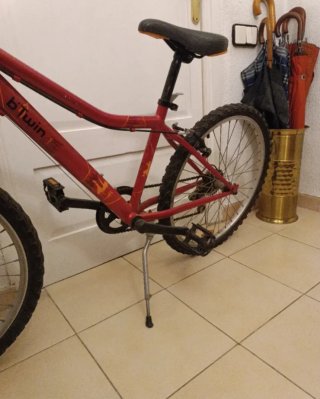Bicicleta Decathlon Roja