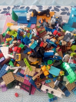 Lotto di mattoncini LEGO misti
