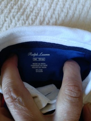 Ranita bebé Ralph Lauren rayas